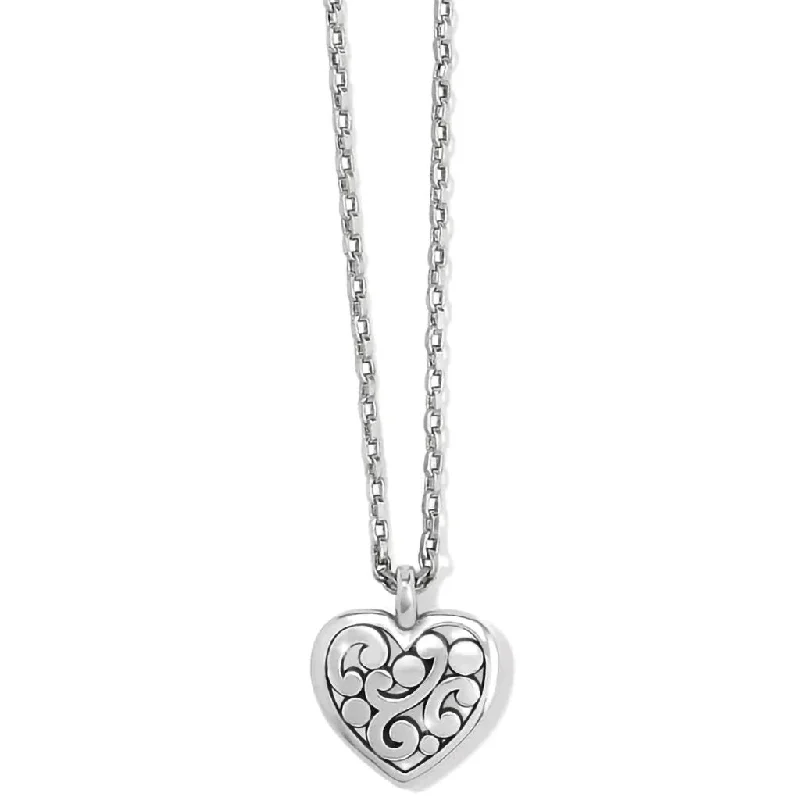 Handmade Name Necklace For Special Gifts-Brighton : Contempo Heart Petite Necklace