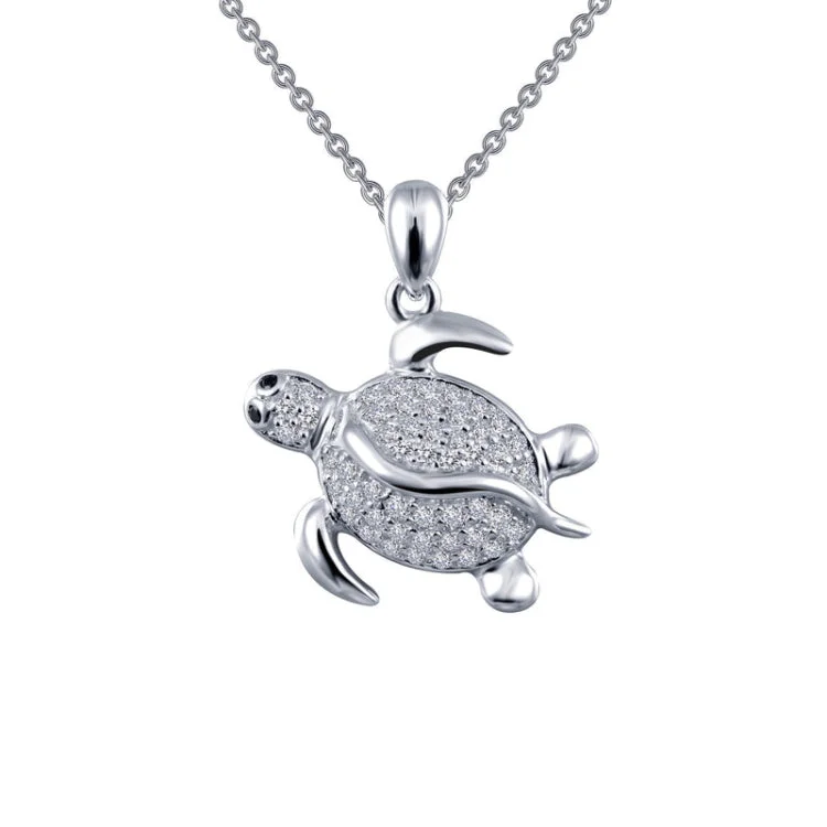 Trendy Statement Chain Necklace For Fashion-Sea Turtle Pendant Necklace