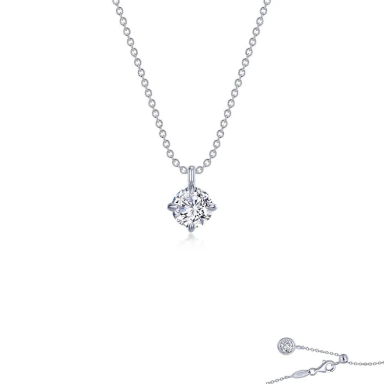 Elegant Heart Necklace For Romantic Look-Solitaire Necklace