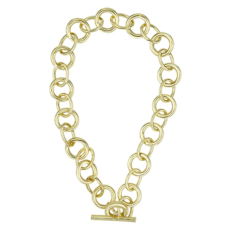 Simple Chain Necklace For Casual Style-Necklace - Gold (2368B)