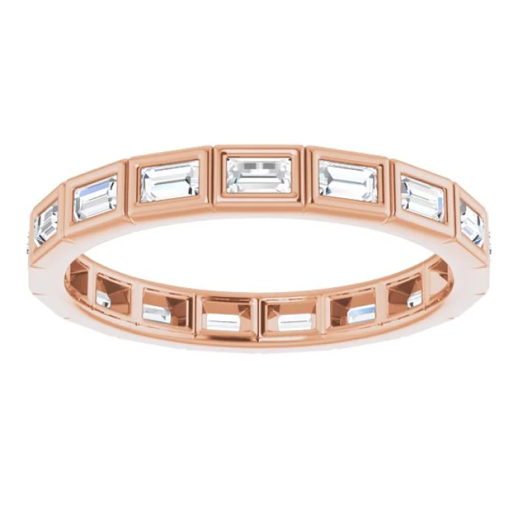 Classic Diamond Rings For Timeless Style-14K Rose 1/3 CTW Diamond Eternity Band