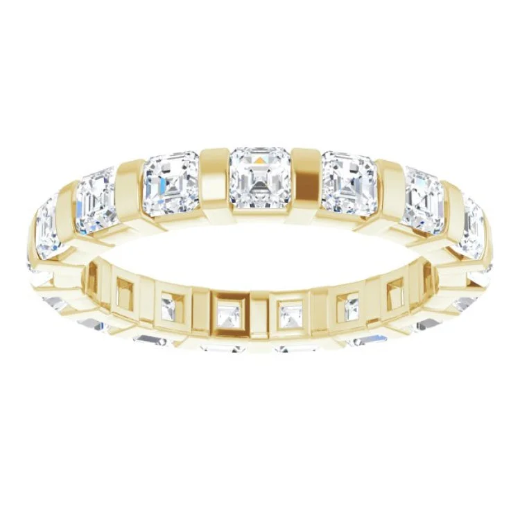 Unique Men’s Rings For Fashion Forward Style-14K Yellow 1 3/4 CTW Natural Diamond Eternity Band Size 5