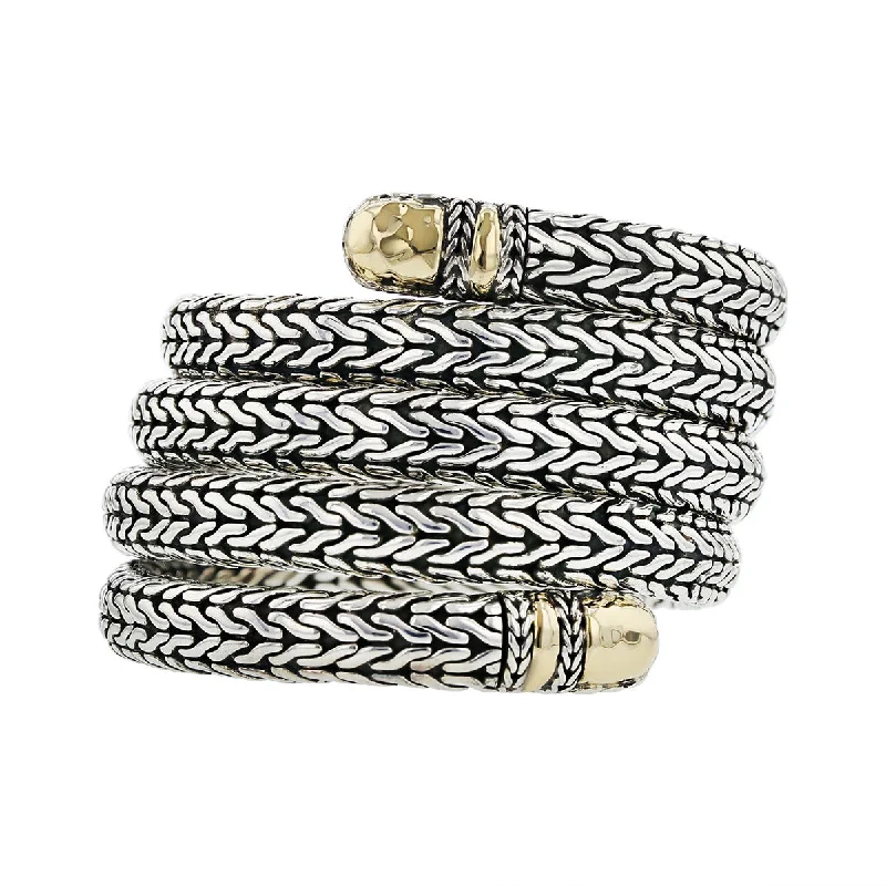 Ethnic Inspired Bracelets-John Hardy Classic Chain 4 Row Coil Bracelet