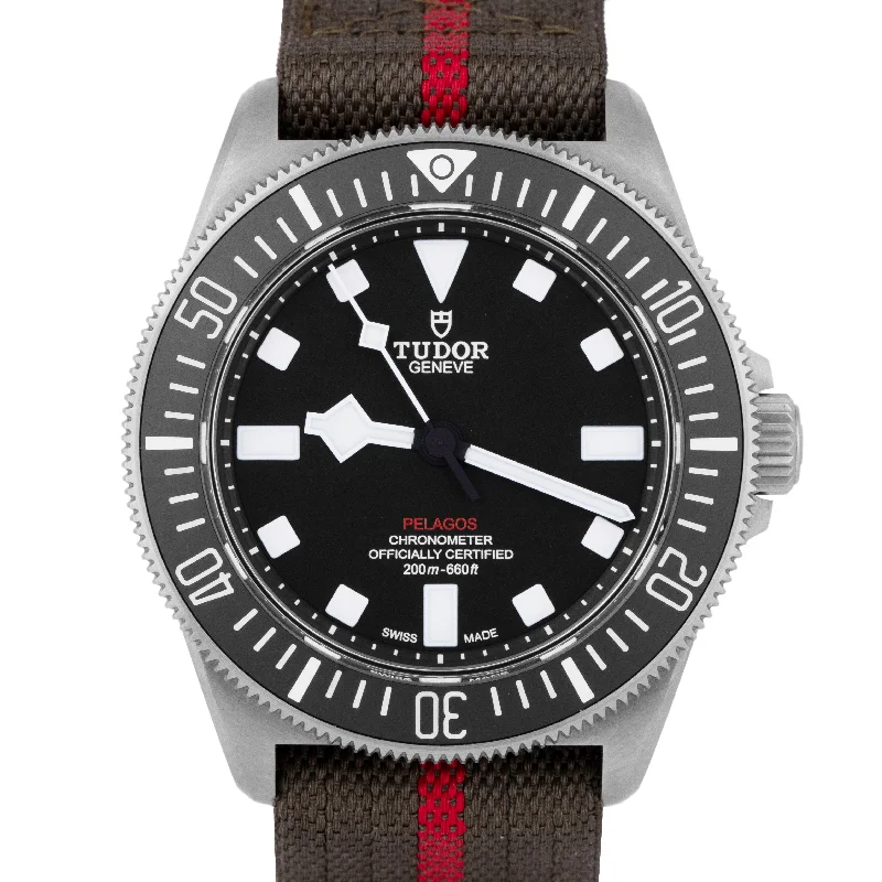 Affordable Luxury Watches For Men-MINT 2024 PAPERS Tudor Pelagos FXD Black Titanium Watch 25717N 42mm Watch BOX