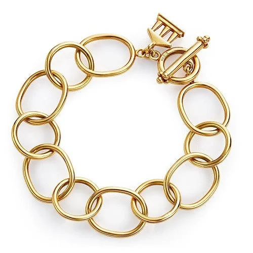 Wide Band Bracelets-Large Arno Link Bracelet