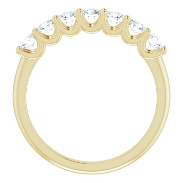 Classic Gold Rings For Bridal Jewelry-14K Yellow 5/8 CTW Natural Diamond Anniversary Band