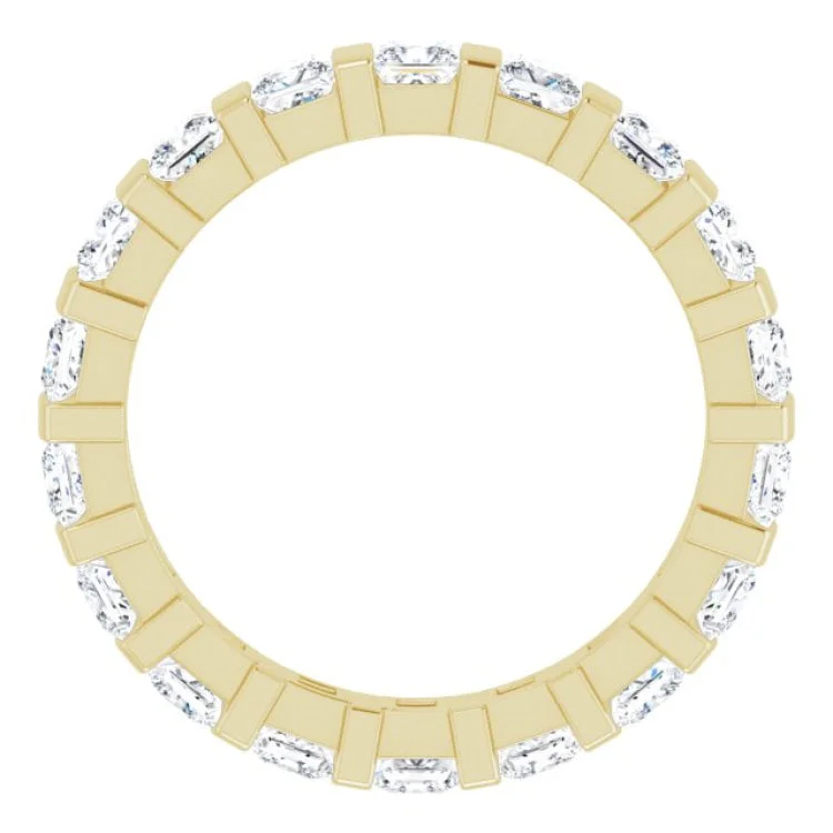 Custom Ring Designs For Wedding Day-14K Yellow 1 5/8 CTW Natural Diamond Eternity Band Size 5