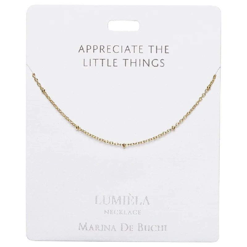 Colorful Gemstone Necklace For Fashion-Lumiela Necklace: "appreciate the little things" -Dew Beads