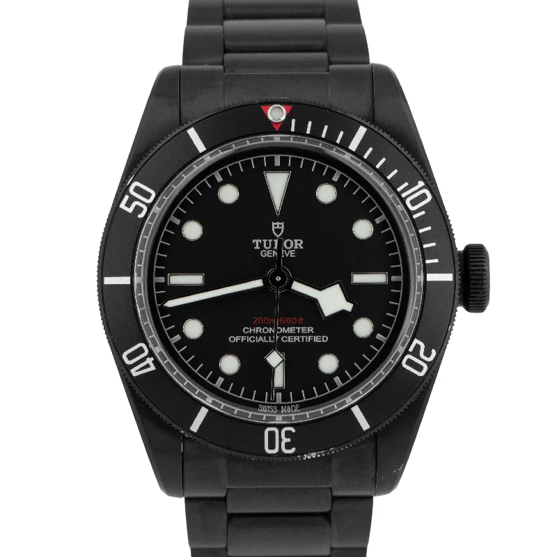 Elegant Watches With Minimalist Design-PAPERS Tudor Black Bay Heritage Dark PAPERS Steel PVD 41mm Watch 79230 DK BOX