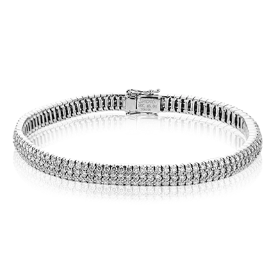 Luxury Diamond Encrusted Bracelets-Bracelet in 18k Gold with Diamonds MB1175