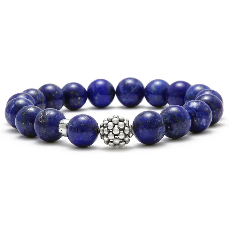 Beaded Wrap Bracelets For Women-Maya Lapis Lazuli Bead Bracelet