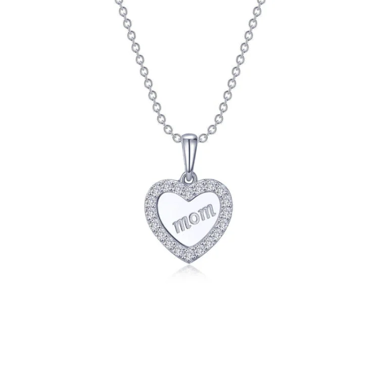 Elegant Chain Necklace For Fashionistas-Mom Heart Necklace