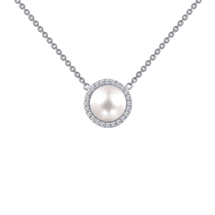 Handmade Crystal Necklace For Weddings-Cultured Freshwater Pearl Necklace