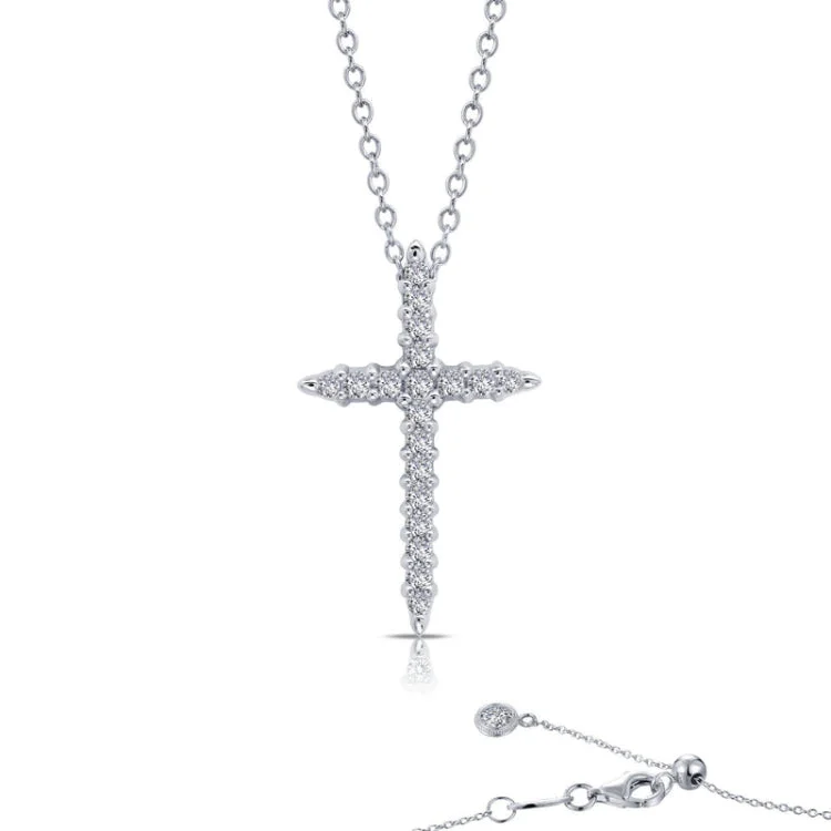 Trendy Statement Necklace For Fashionistas-0.37 CTW Cross Pendant Necklace