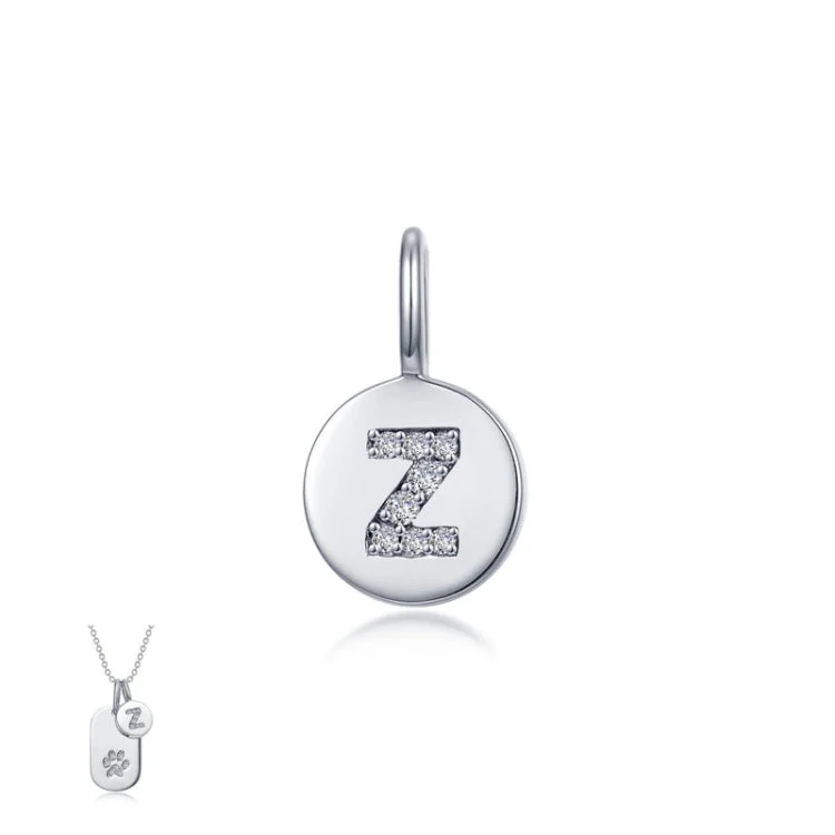 Modern Gold Necklace For Trendy Style-Letter Z Charm