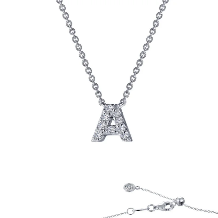 Custom Chain Necklace For Personalized Gifts-Letter A Pendant Necklace