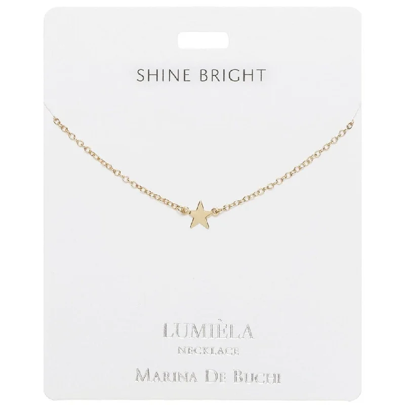 Classic Pearl Necklace For Formal Events-Lumiela Necklace: "shine bright" -Star