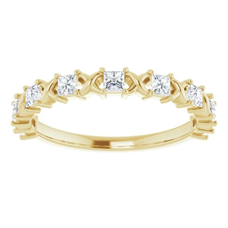 Trendy Men’s Rings For Stylish Look-14K Yellow 1/2 CTW Natural Diamond Anniversary Band