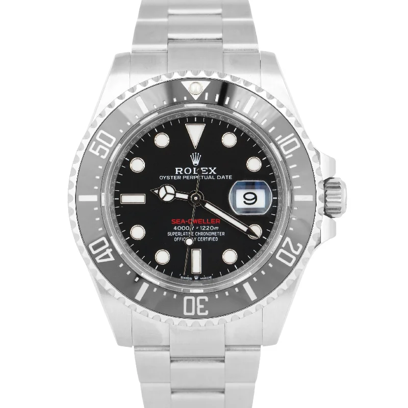 High-End Watch Brands For Men-2023 NEW PAPERS Rolex Sea-Dweller 50th-Anniversary Red Steel 43mm MK2 126600 BOX