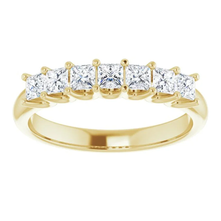 Personalized Wedding Rings For Unique Brides-14K Yellow 5/8 CTW Natural Diamond Anniversary Band