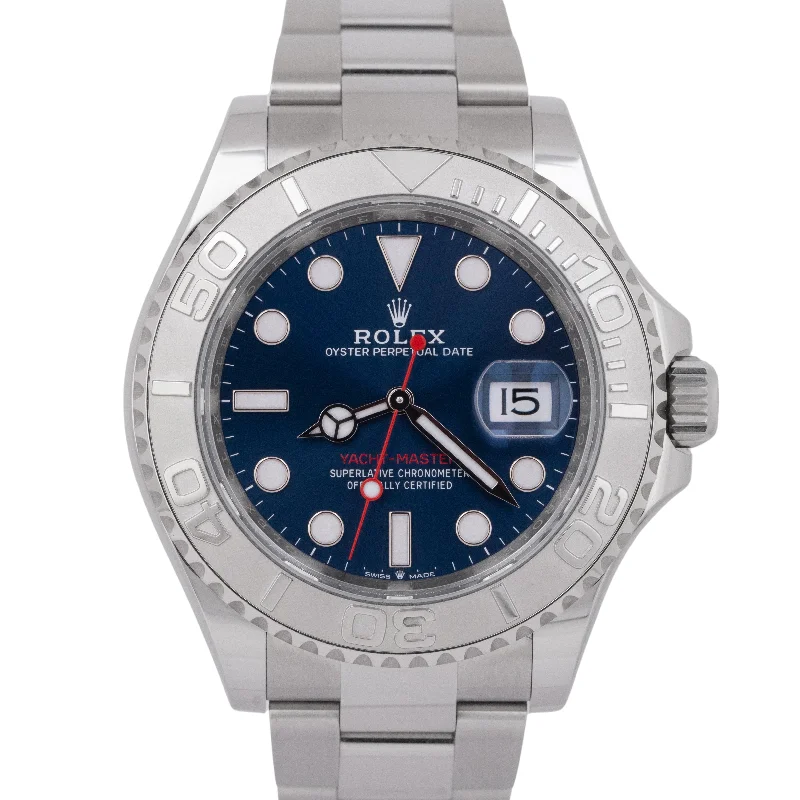 Digital Watches For Sports And Fitness-2022 NEW PAPERS Rolex Yacht-Master 40mm Blue Steel Oyster Watch 126622 BOX