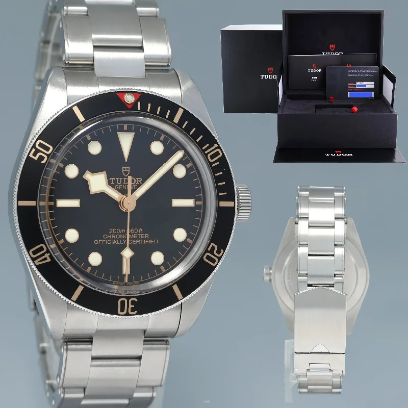 High-End Watches With Mechanical Movements-NEW 2024 PAPERS Tudor Black Bay Fifty-Eight 79030N Steel Black 39mm Watch Box