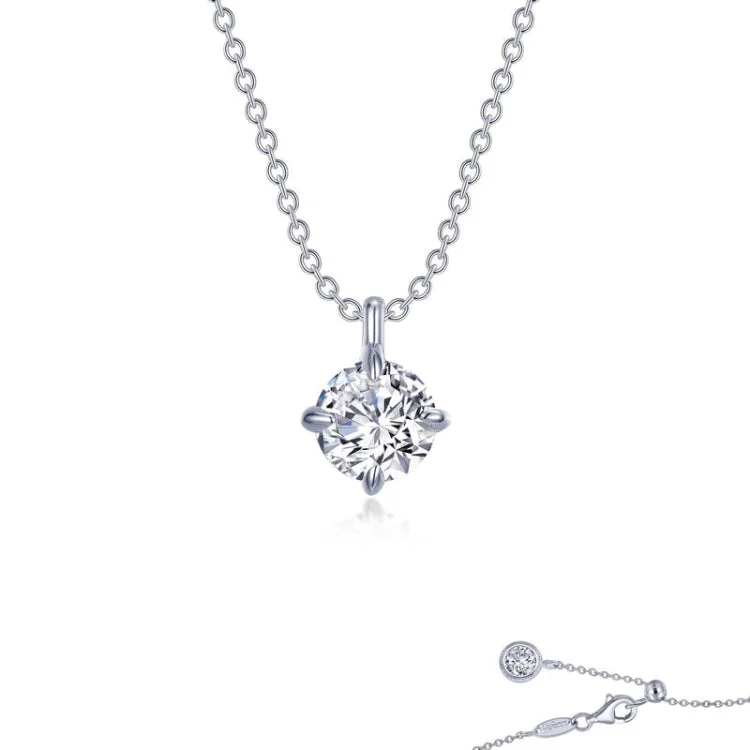 Sparkling Chain Necklace For Evening Out-Solitaire Necklace